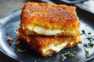 Mozzarella in Carrozza (Italian Fried Mozzarella Sandwiches)