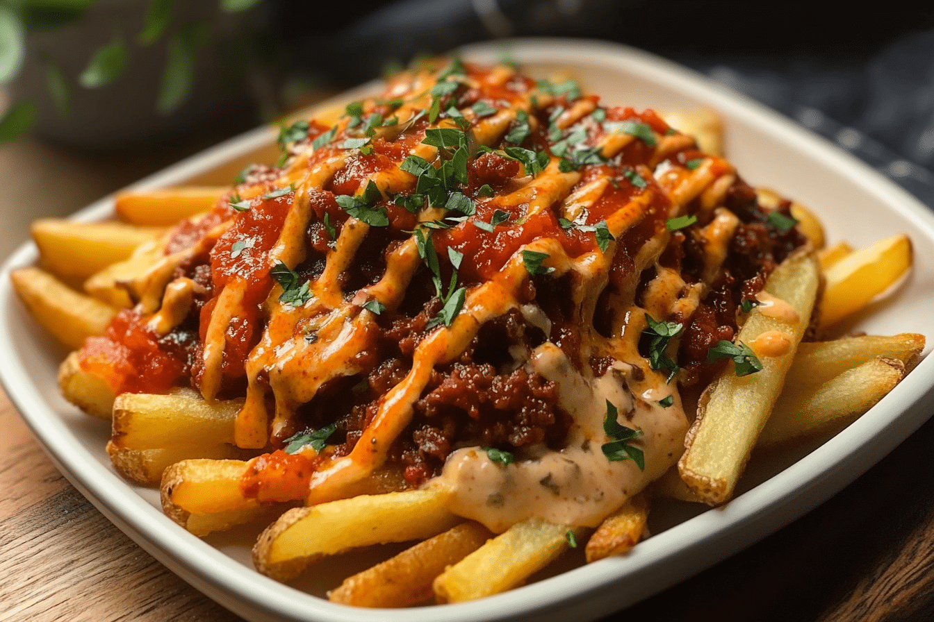 Nduja Beef Loaded Fries