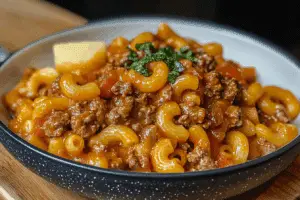 One Pot Beefaroni