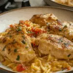 One Pot Marry Me Chicken Orzo