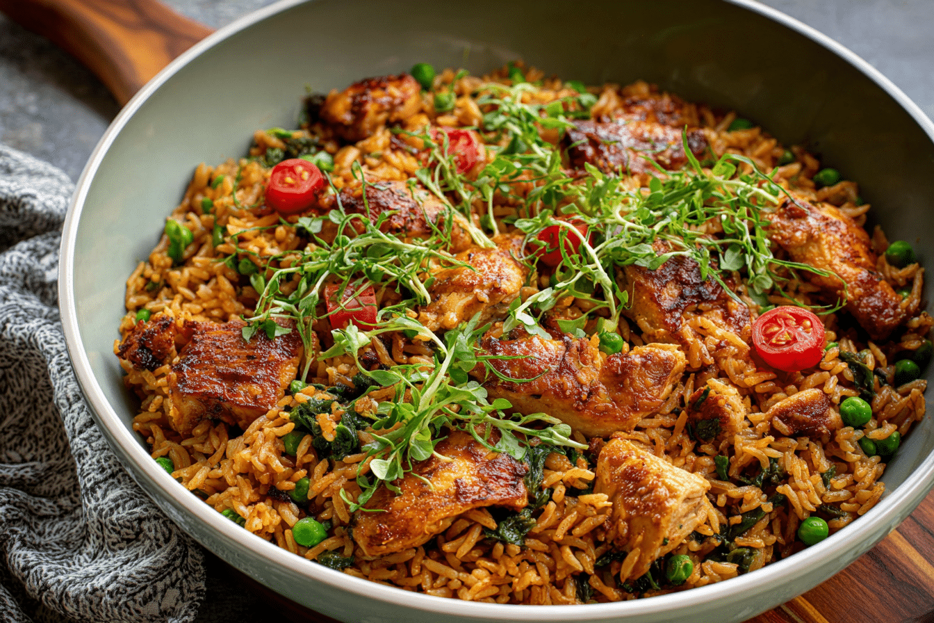 One Pot Shawarma Chicken and Rice