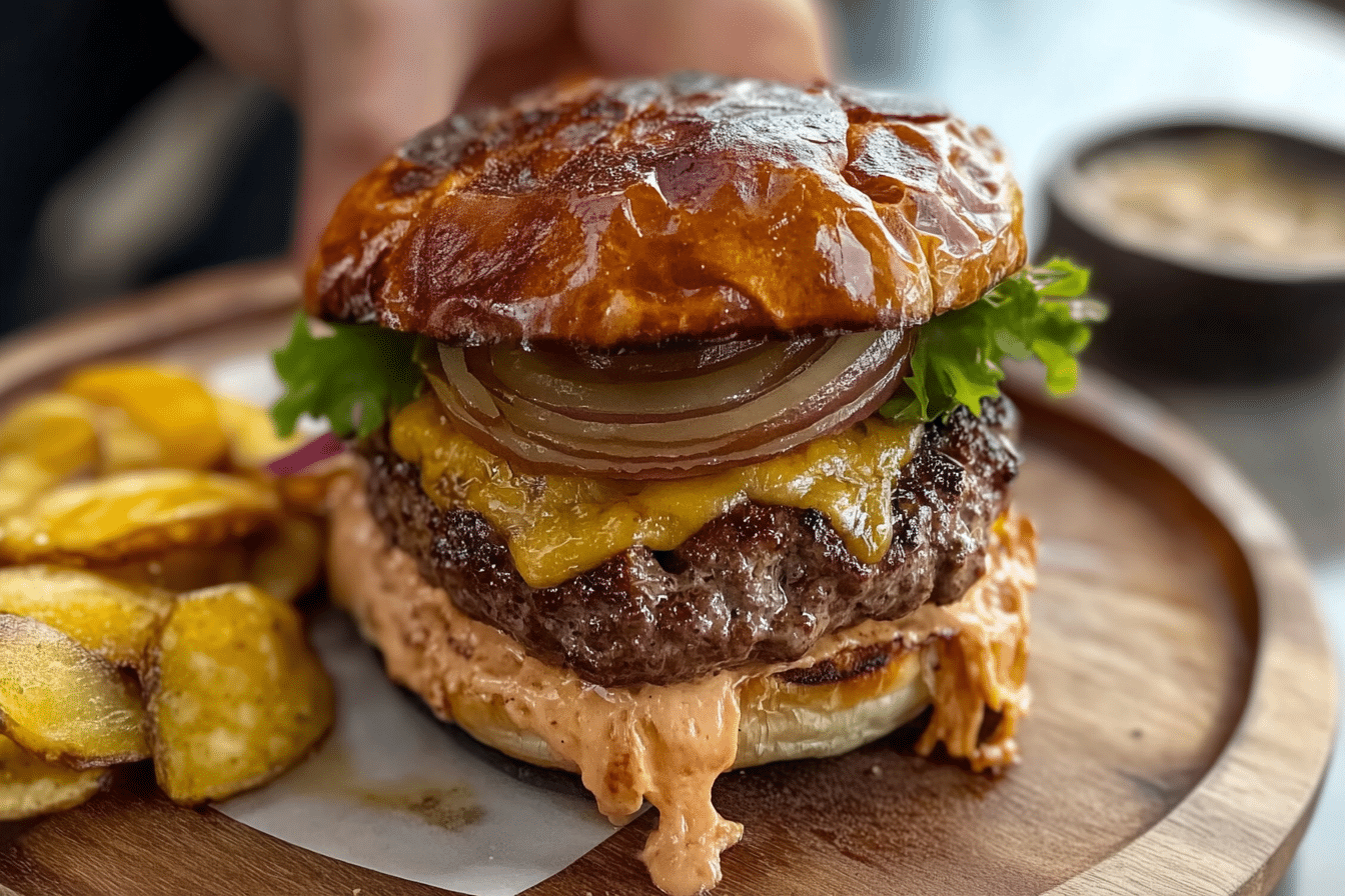 Onion Wrapped Flying Dutchman Burger Recipe