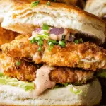 Pan Fried Chicken Biscuit Sliders