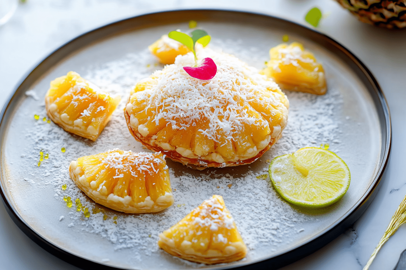 Pineapple Lime Coconut Hand Pies