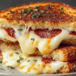 Pizza Grilled Cheese Sandwiches