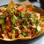 Poke Nachos with Spicy Tuna