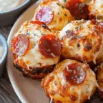 Pull Apart Pepperoni Pizza Bites