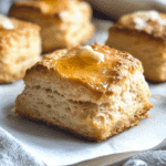 Salted Honey Butter Buttermilk Biscuits