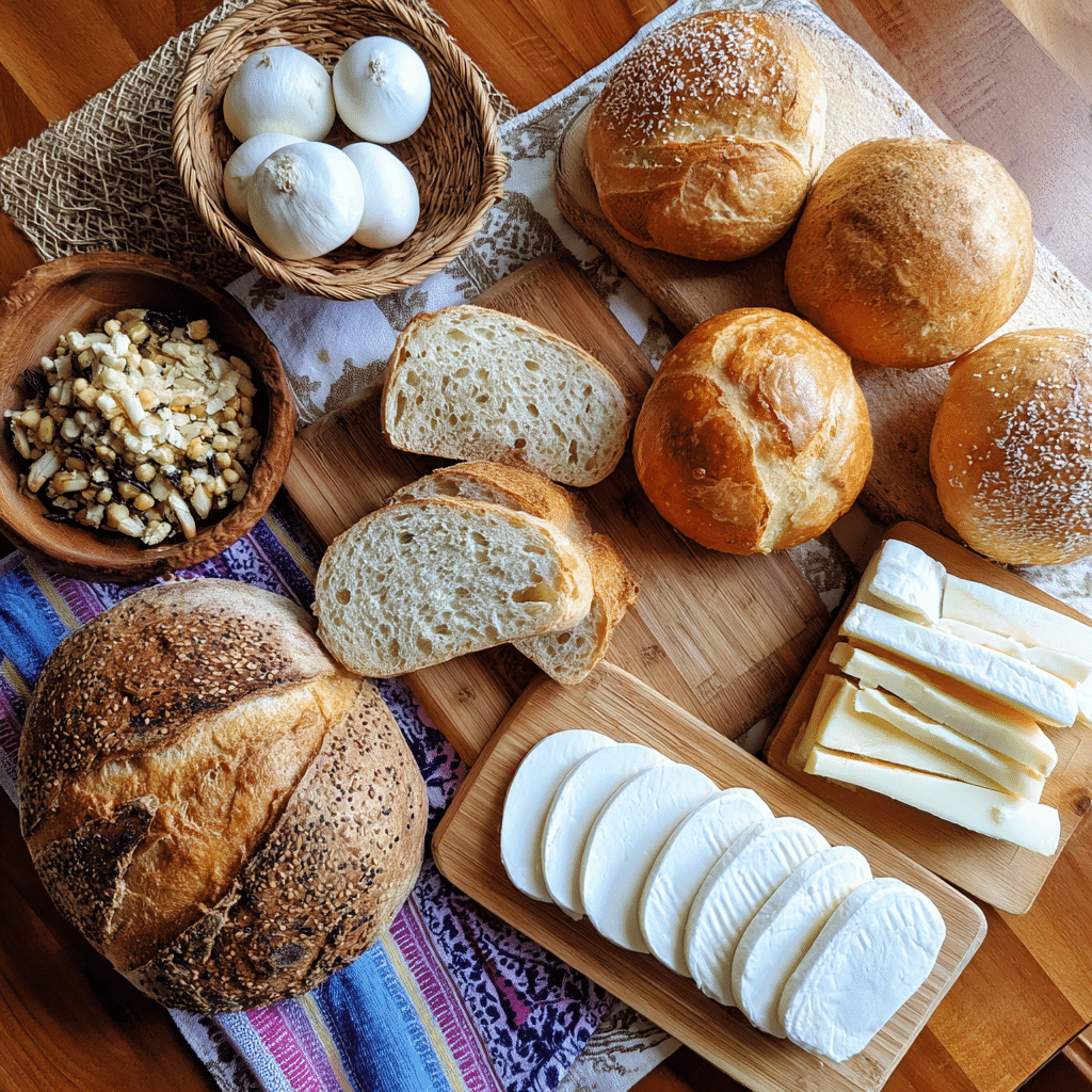 pesto egg sandwich step-by-step