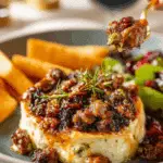 Sausage Baked Brie