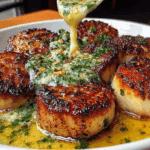 Sizzling Scallops with Zesty Lime Cilantro Sauce