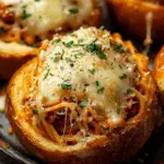 Spaghetti Garlic Bread Bowls