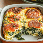 Spinach Florentine Breakfast Casserole