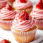 Strawberry Champagne Cupcakes