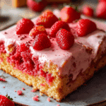 Strawberry Snack Cake (Gluten Free Option)