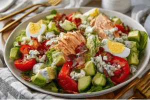 Summer Cobb Salad Recipe with Double Dill Ranch