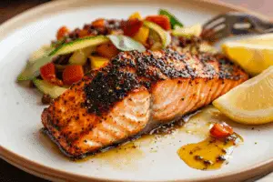 Sweet Sumac Salmon (Oven or Air Fryer)