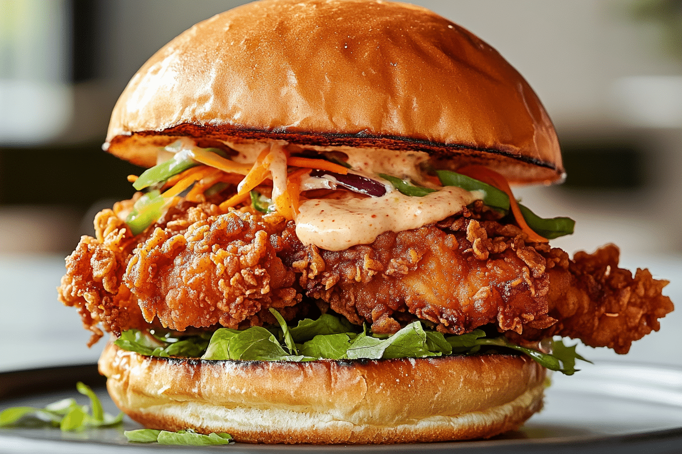 Thai Fried Chicken Sandwich