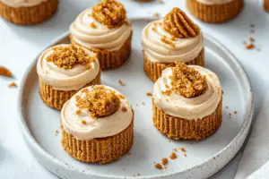 Vegan No-Bake Biscoff Cheesecake Bites