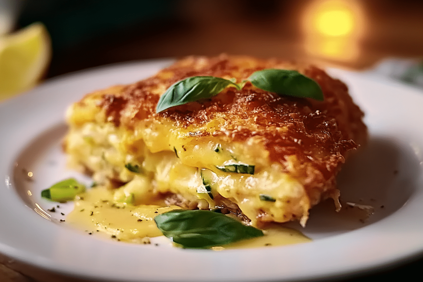 zucchini flan with ricotta