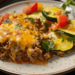 Zucchini Ground Beef Casserole