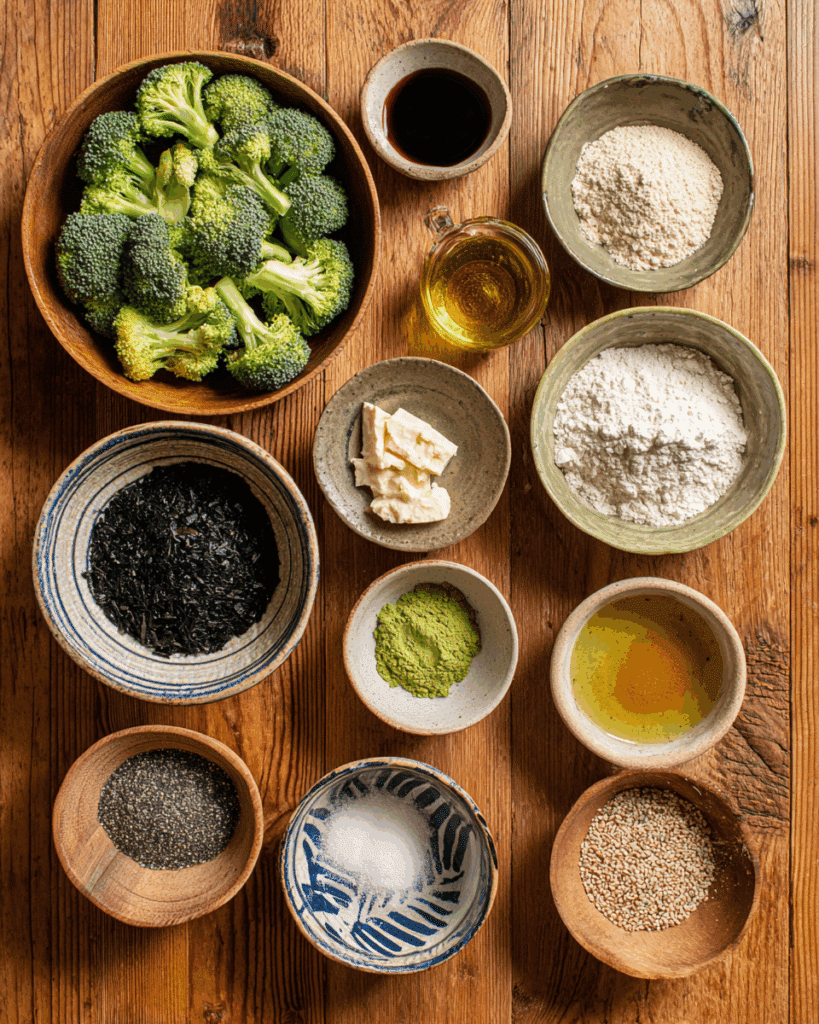 Ingredients for Nori Salted Crispy Broccoli recipe