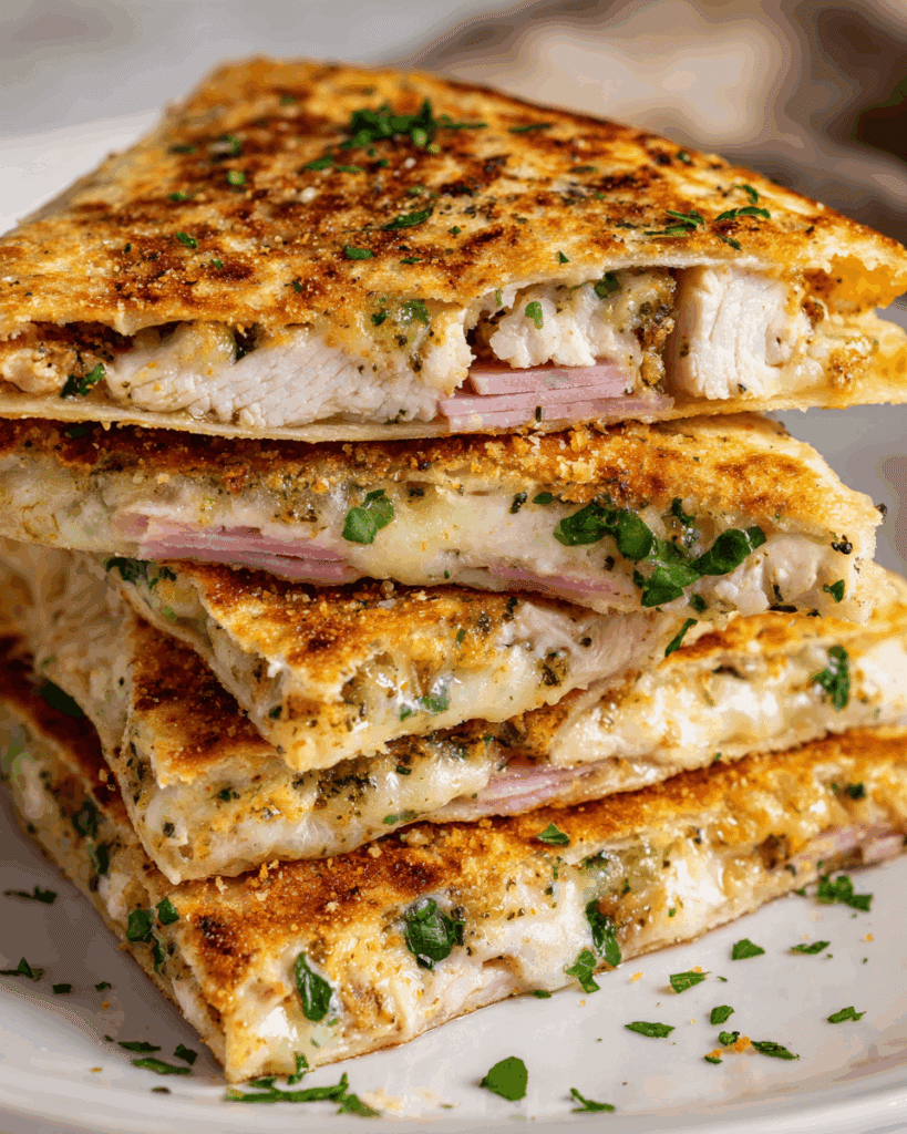 chicken-cordon-bleu-quesadillas-nutrition-plate