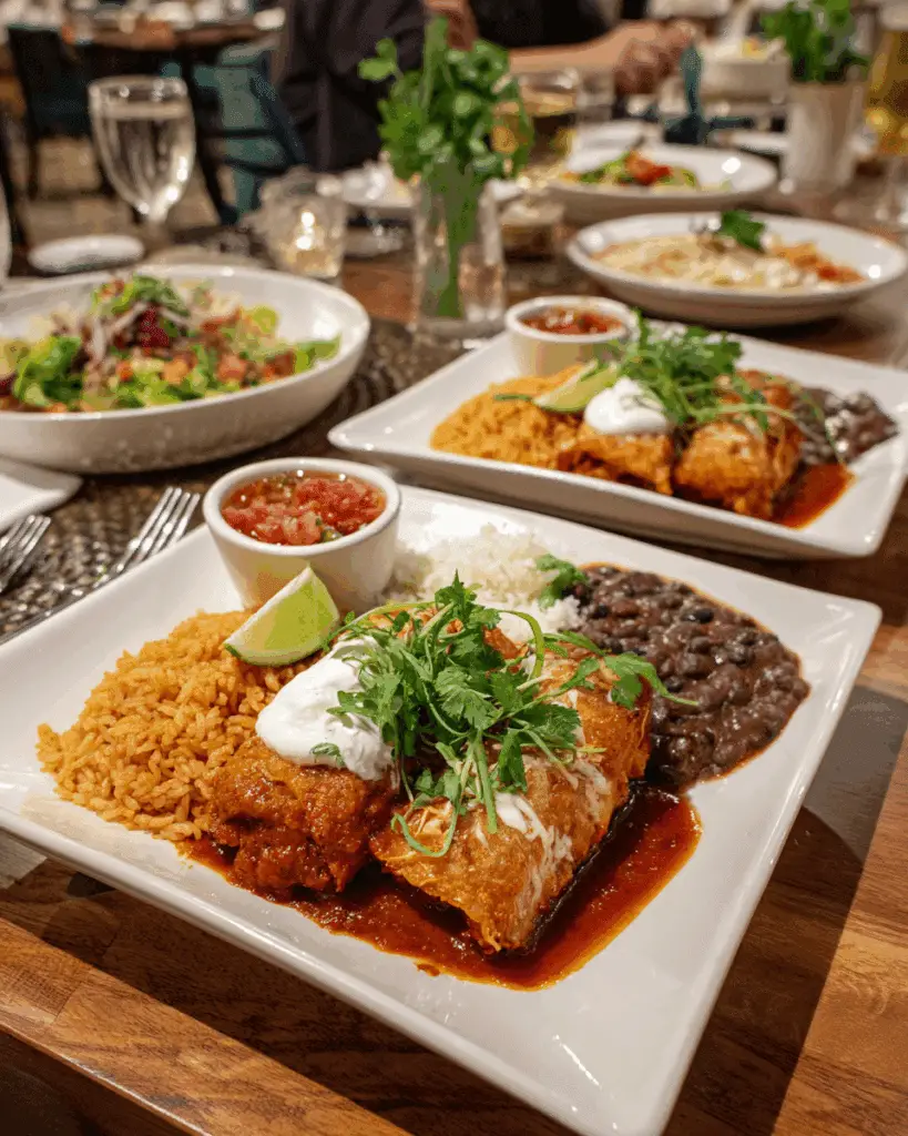 Crispy Chile Rellenos Meal Plate