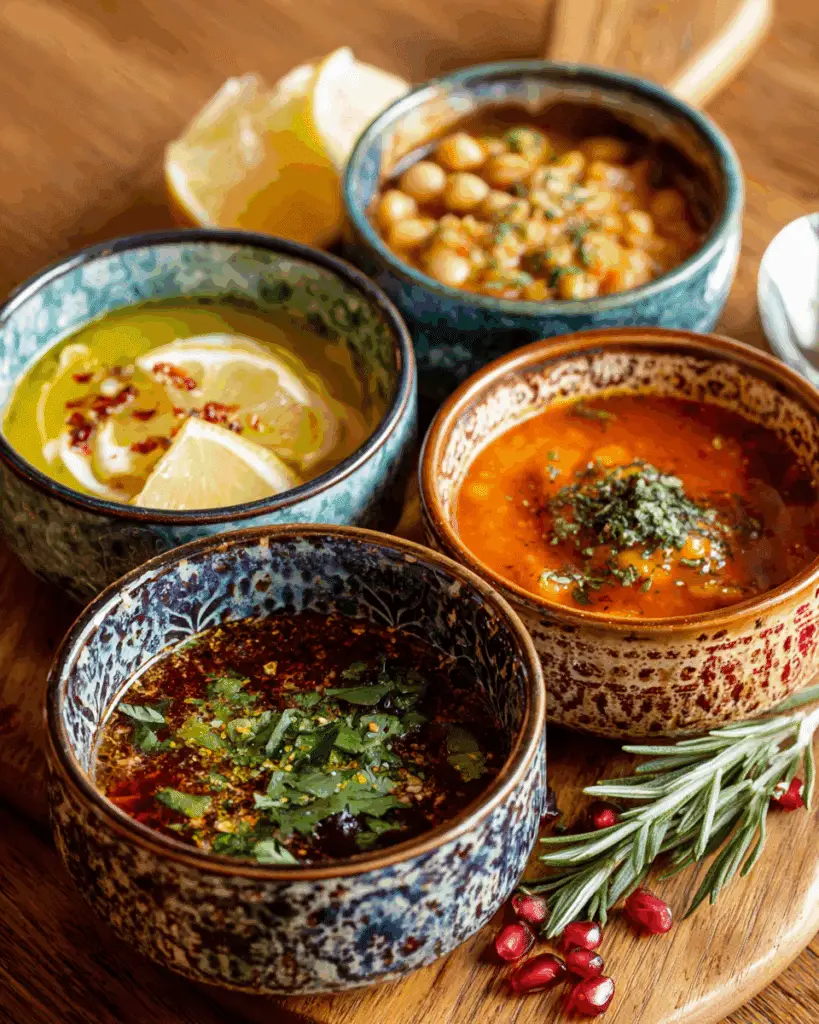 Global variations of Chicken and Orzo Soup with Garlic and Paprika