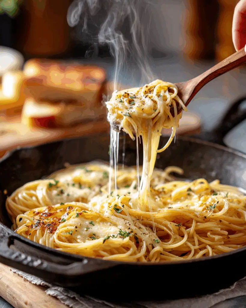 Cajun chicken browning for creamy garlic spaghetti