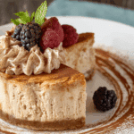 Cinnamon Bun Cheesecake with Swirled Cinnamon Layers