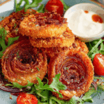 Viral Onion Ring Chips fresh from oven