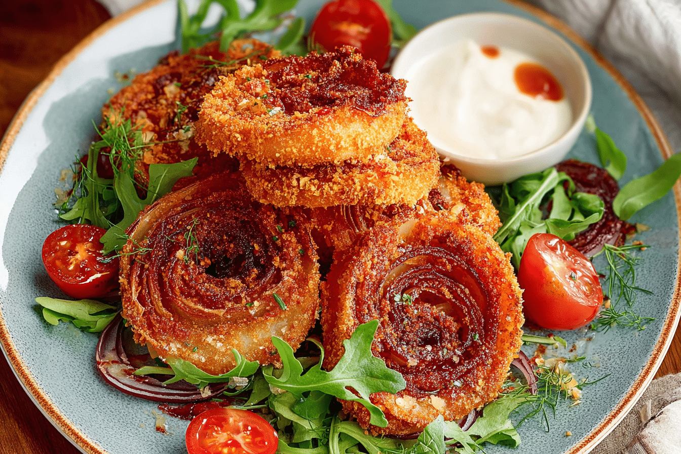 Viral Onion Ring Chips fresh from oven
