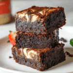 Vietnamese Coffee Brownies with Condensed Milk Swirl recipe