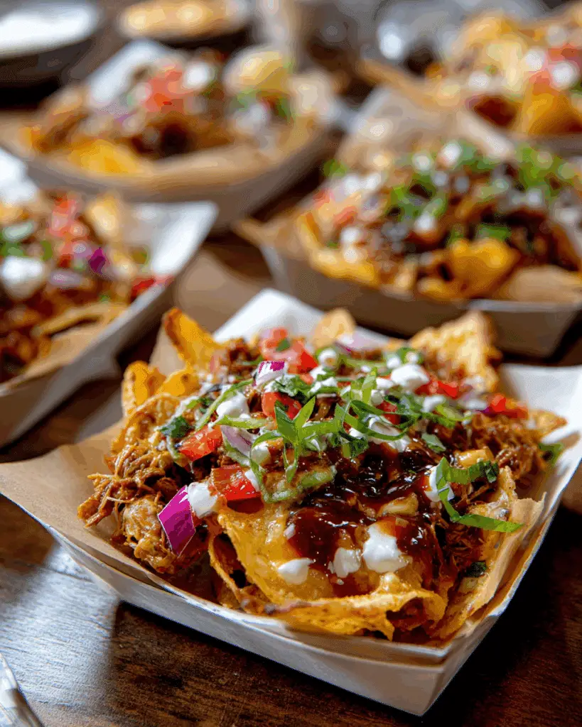 Southern BBQ Nachos party platter