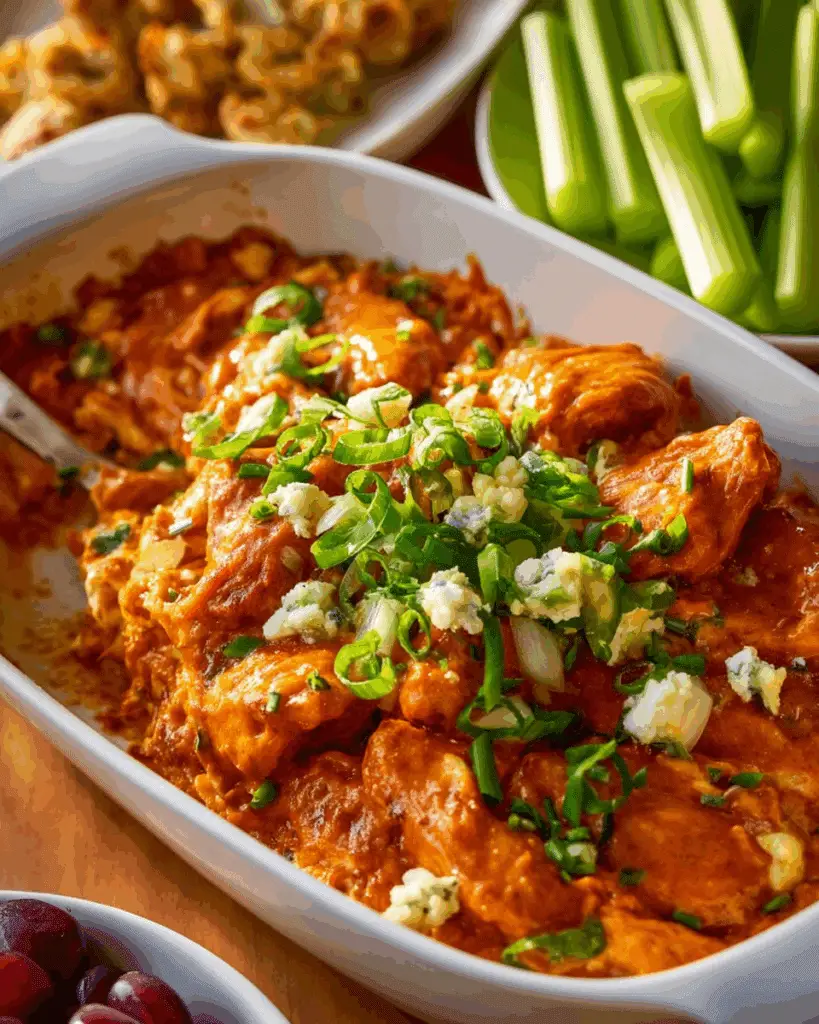 Chicken Wing Dip with party dippers