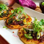 Speedy Smash Dumpling Taco sizzling in pan