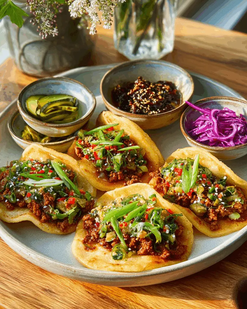a crispy speedy smash dumpling taco