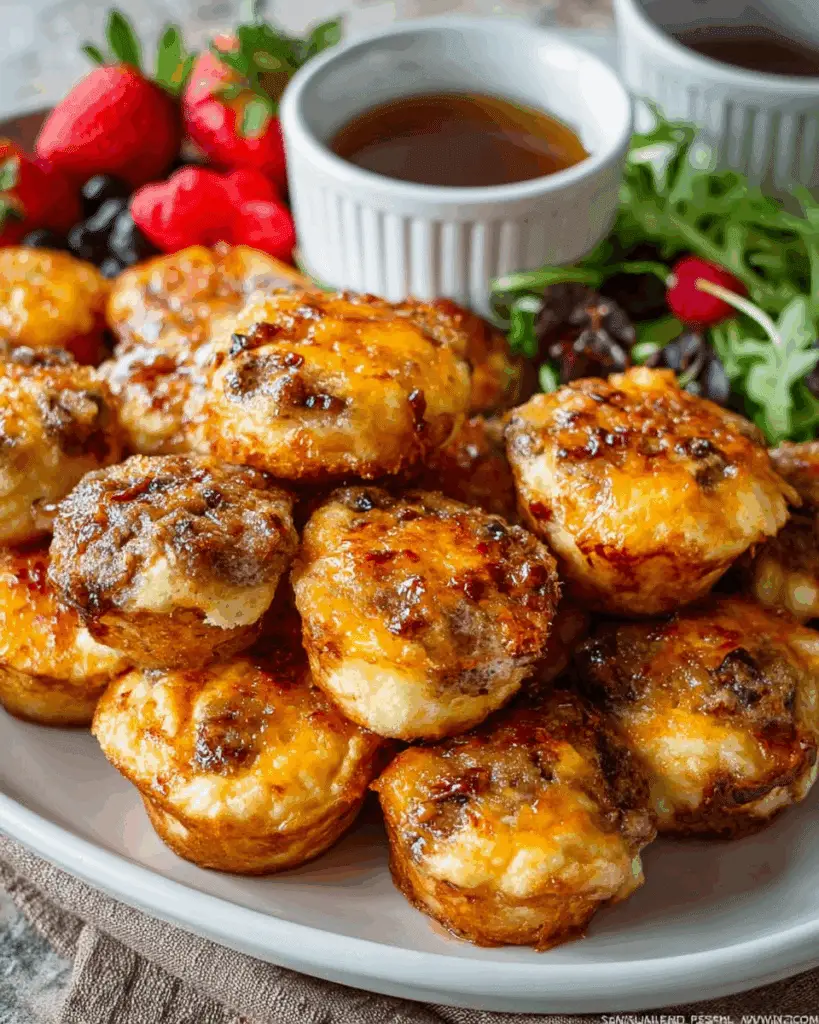variety of McGriddle Bites on breakfast board