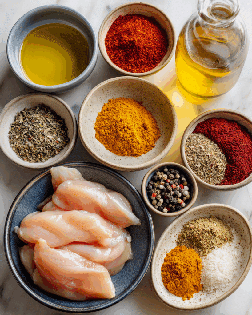 Ingredients for Instant Pot Chicken Tenderloins