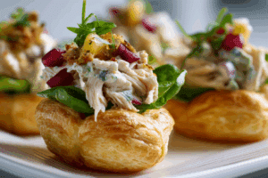 Healthy Chicken Salad Puffs
