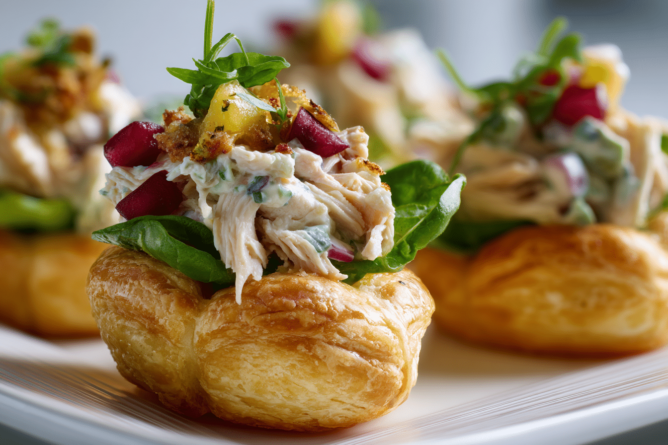 Healthy Chicken Salad Puffs