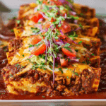 Beef Enchiladas with Red Sauce