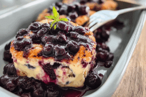 Blueberry Butter Swim Biscuits