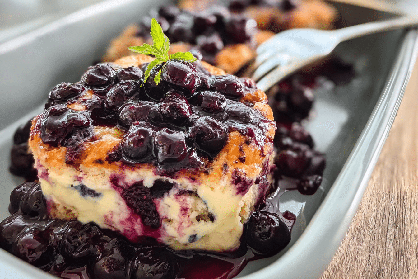 Blueberry Butter Swim Biscuits