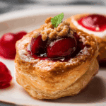 Cherry Cream Cheese Puff Pastries