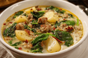 Instant Pot Zuppa Toscana Soup (Sausage & Potato Soup)