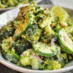 Low Carb Broccoli Cucumber Salad