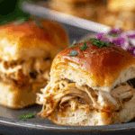 Crockpot Mississippi Chicken Sliders