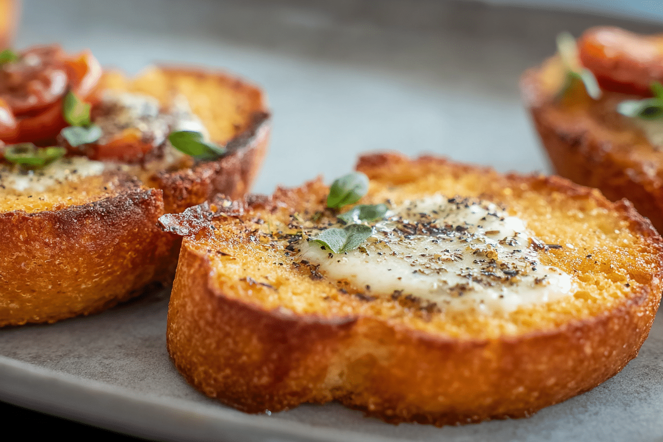 Easy Garlic Toast (Using Hamburger Buns)